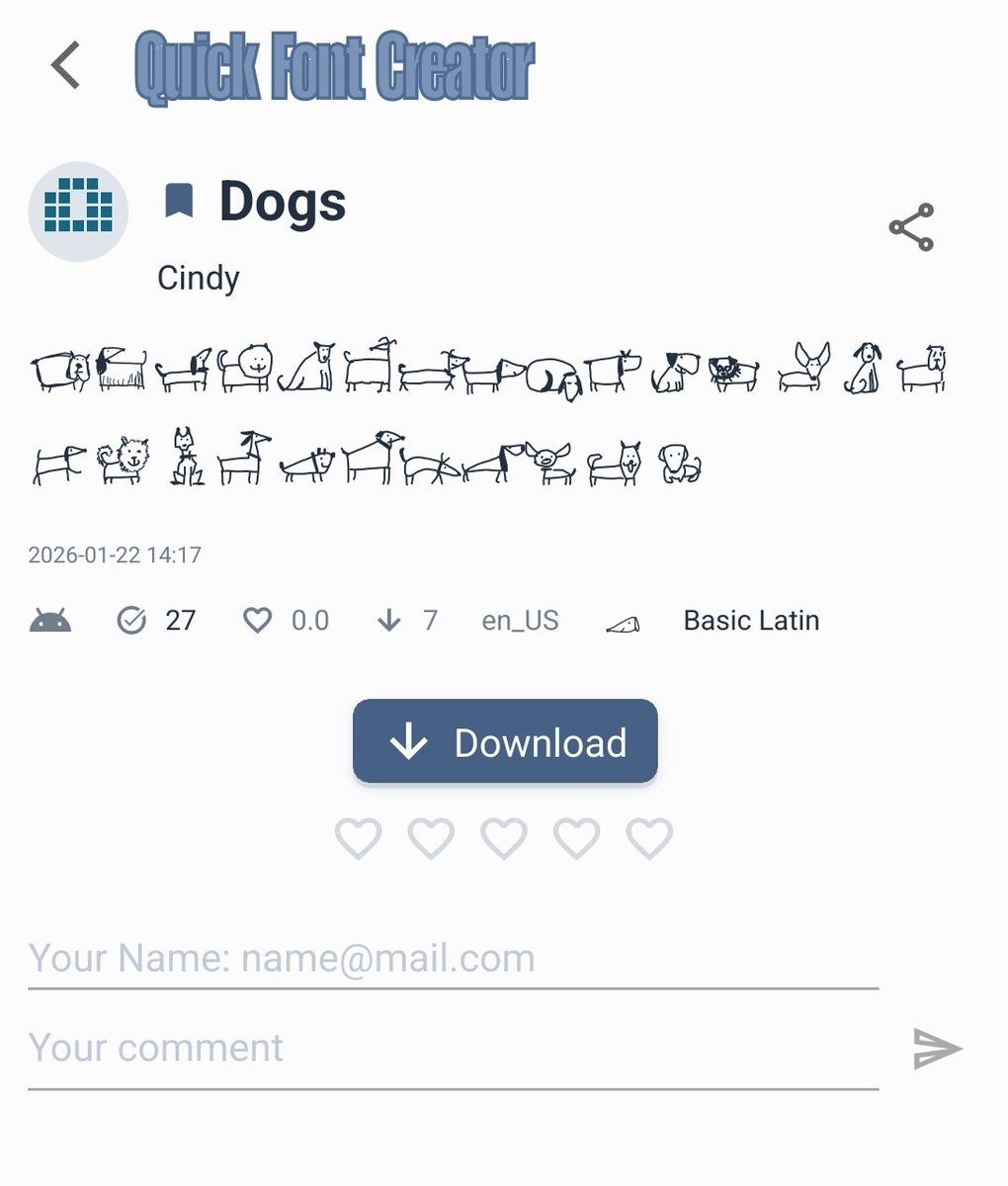 joinlike82's tweet photo. Make a handwritten-style dog-themed font 🐶
https://t.co/VwrTBAc0ot https://t.co/XkjUYY3KoH