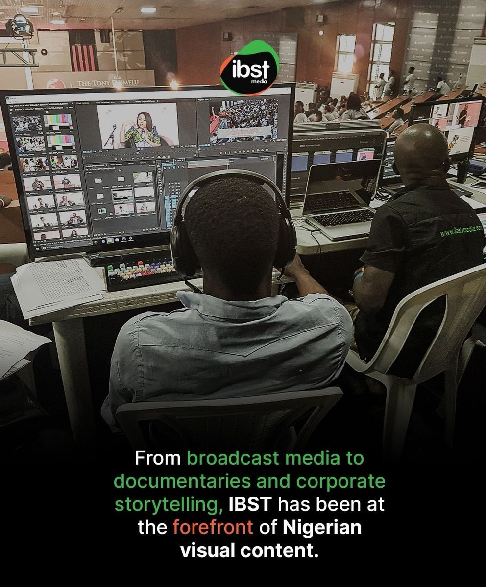 ibstmedia's tweet image. Crafting stories. Powering moments. Shaping the future.
#IBSTMedia #CreativeIndustry #StoryDriven #MediaInnovation