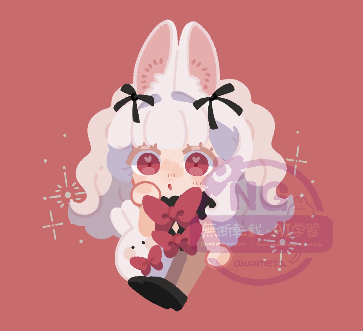 兎ちゃん🐇
#oc　#illustraion