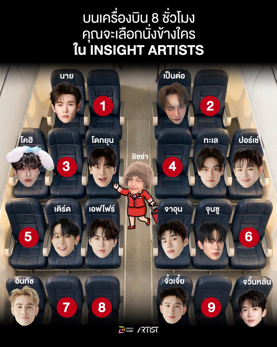 InsightArtistTH's tweet image. ยินดีต้อนรับสู่ Insight Artist Airline 🛫

ถ้าต้องนั่งเครื่องบิน 8 ชั่วโมง
คุณจะเลือกนั่งข้างใคร 🧐

#InsightArtist #InsightEntertainment
#InsightTH