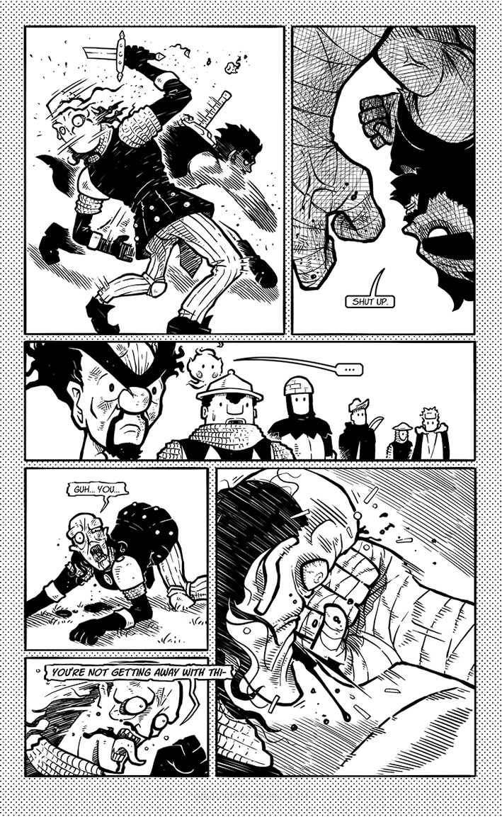 Did you catch yesterday's new Grimm's Edge release? 
A new page of the #comic is out: 
👉 tapas.io/episode/3749515 
If you enjoy Grimm's Edge, be so kind as to drop a Like and follow me on X. It's the easiest way to support my work. #indiecomics