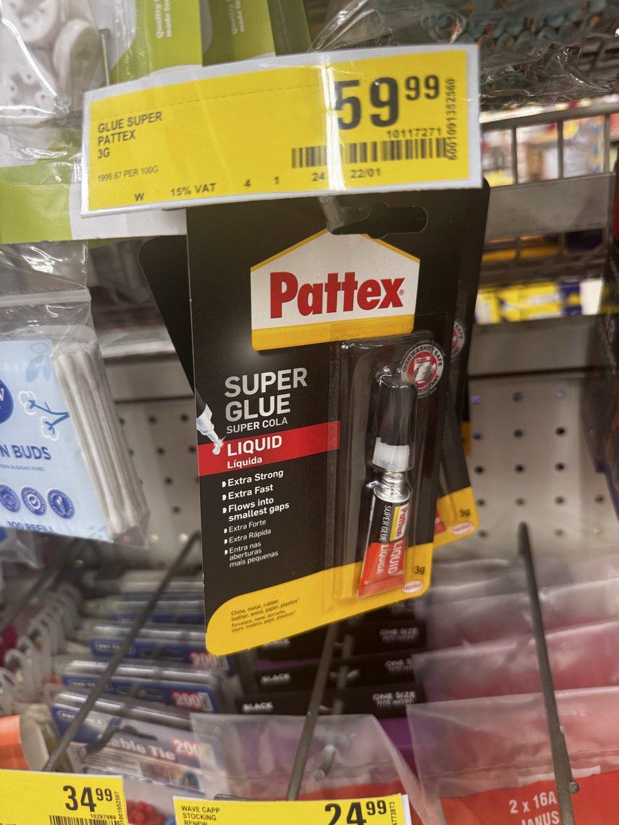 Guys, wasn’t super glue like 5 bucks the other day?

How did we get here🤧