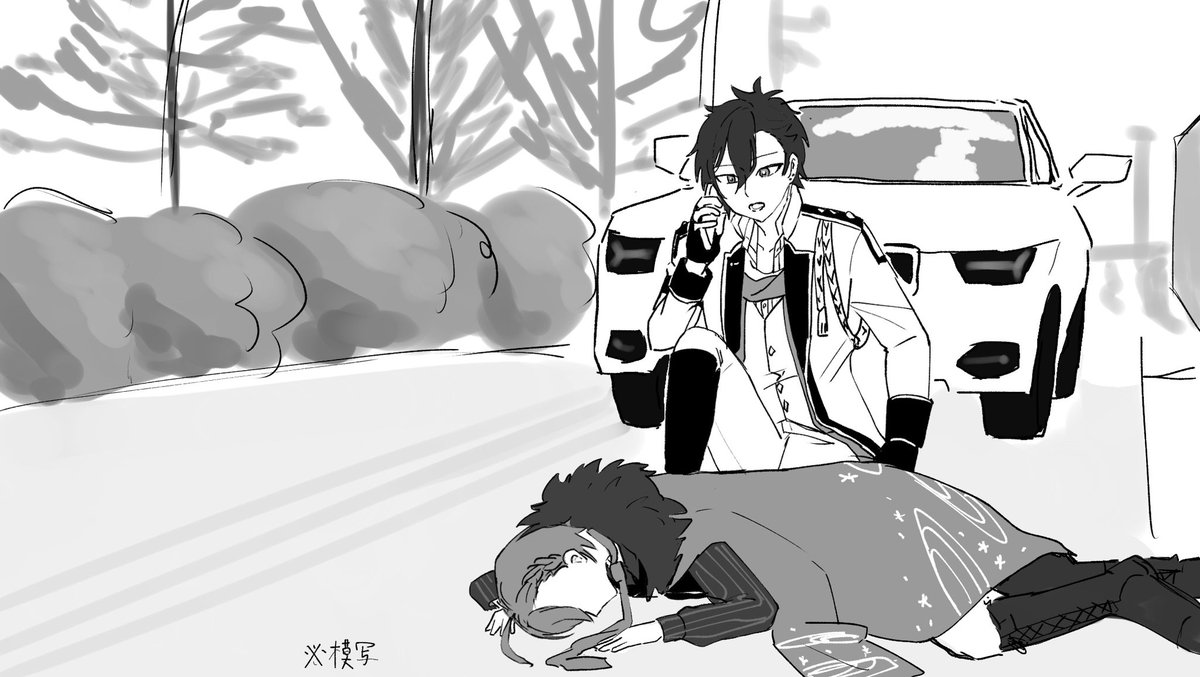 はい。轢かれたのは俺なんです。いや、倒れてるのは運転してた方で。いや冗談とかじゃなくて。俺が耐えちゃって。衝撃で外に放り出されて失神しちゃってるみたいで。いや轢かれたのは俺で、耐えちゃったのも俺です。轢かれるの2度目で。結構耐えちゃったっていうか。いや嘘じゃなくて運転手が倒れてて