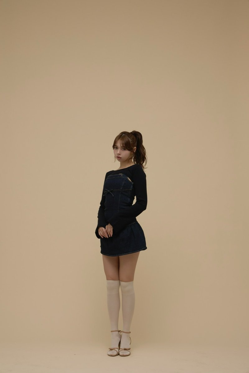 Bonnie denim mini dress andmary アンドマリー ANDMARY】Bonnie denim mini dress