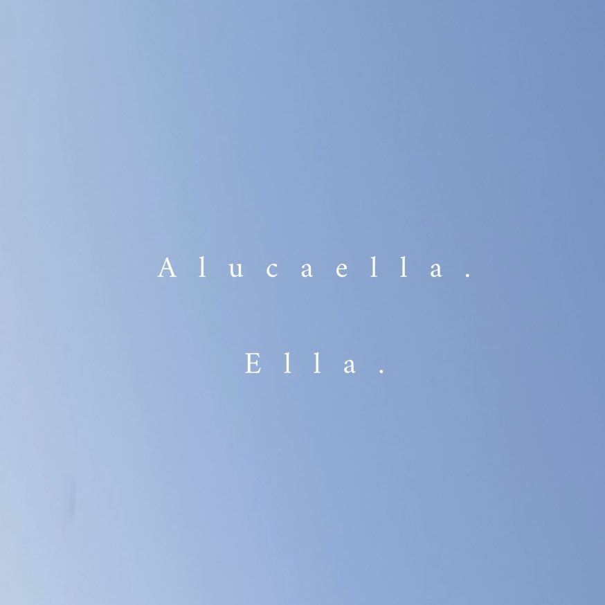 【解禁】New Digital Single

２月１１日 に 新曲 「Ella.」リリース決定！！

「Ella.」のリリースに伴いジャケット写真公開

------