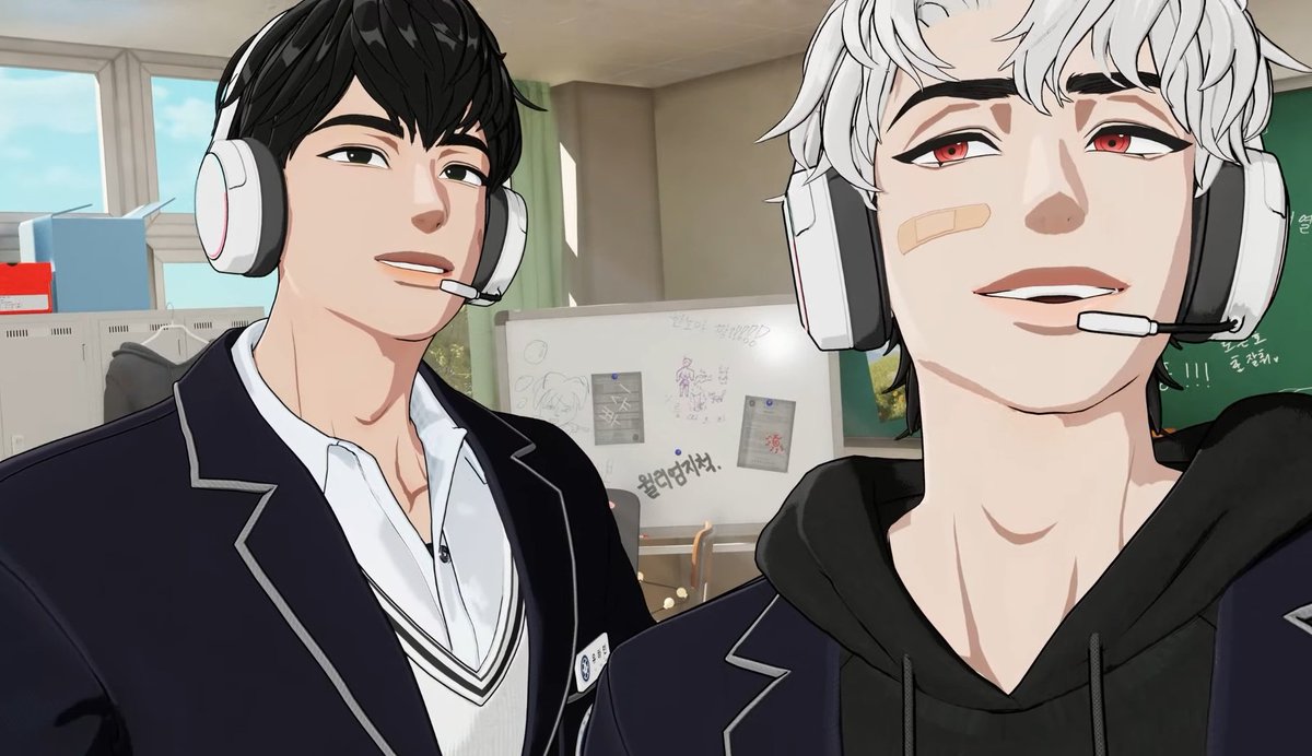 247EUNHO's tweet image. 🦌: last time, i was on a broadcast with the dongsaengs and now that i’m with the hyungs, my heart feels at ease?

his introvert side must be loving the peace of madhyungz 😭