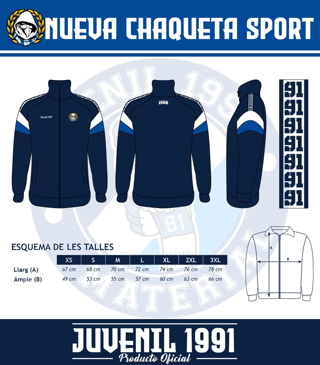 MaterialPJE91's tweet photo. NUEVO TRACKTOP 

Pieza muy exclusiva, sólo disponible bajo reserva.

Sí estas interesado contacta al 698969191 vía WhatsApp. 

Tallas de la XS hasta 3XL. 

100% poliéster. https://t.co/YWxjtVdndt