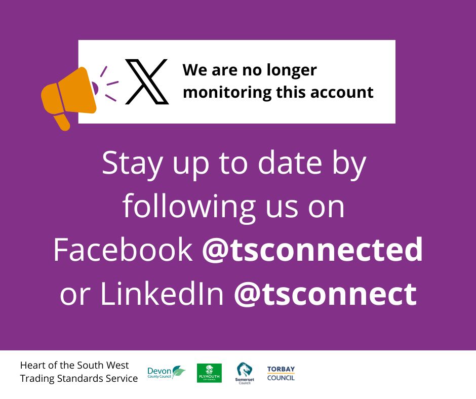 Heart of the South West Trading Standards Service tweet media