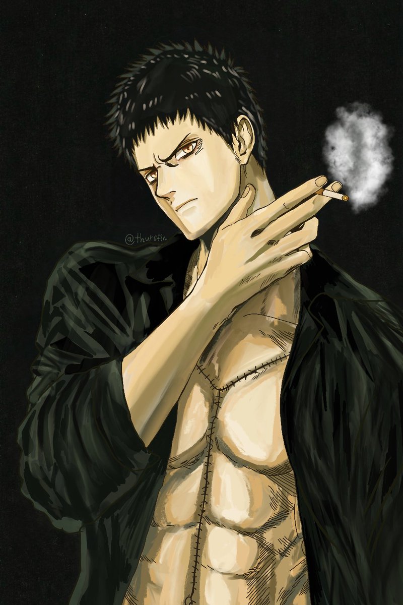 thursfin's tweet photo. Zombieman from One Punch Man 🧟‍♂️🖤💚🧪 #OPM #Zombieman #ワンパンマン https://t.co/6VAWjdIV4s