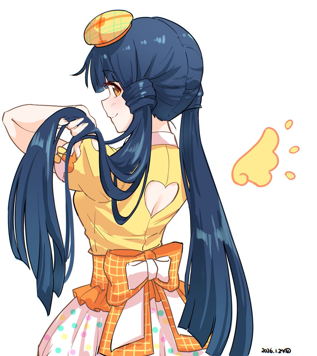 damokan66's tweet photo. 今回の衣装、背中にぽっかり穴が開いてるのがいいですね🥰🪽 https://t.co/z3NEj1L41I
