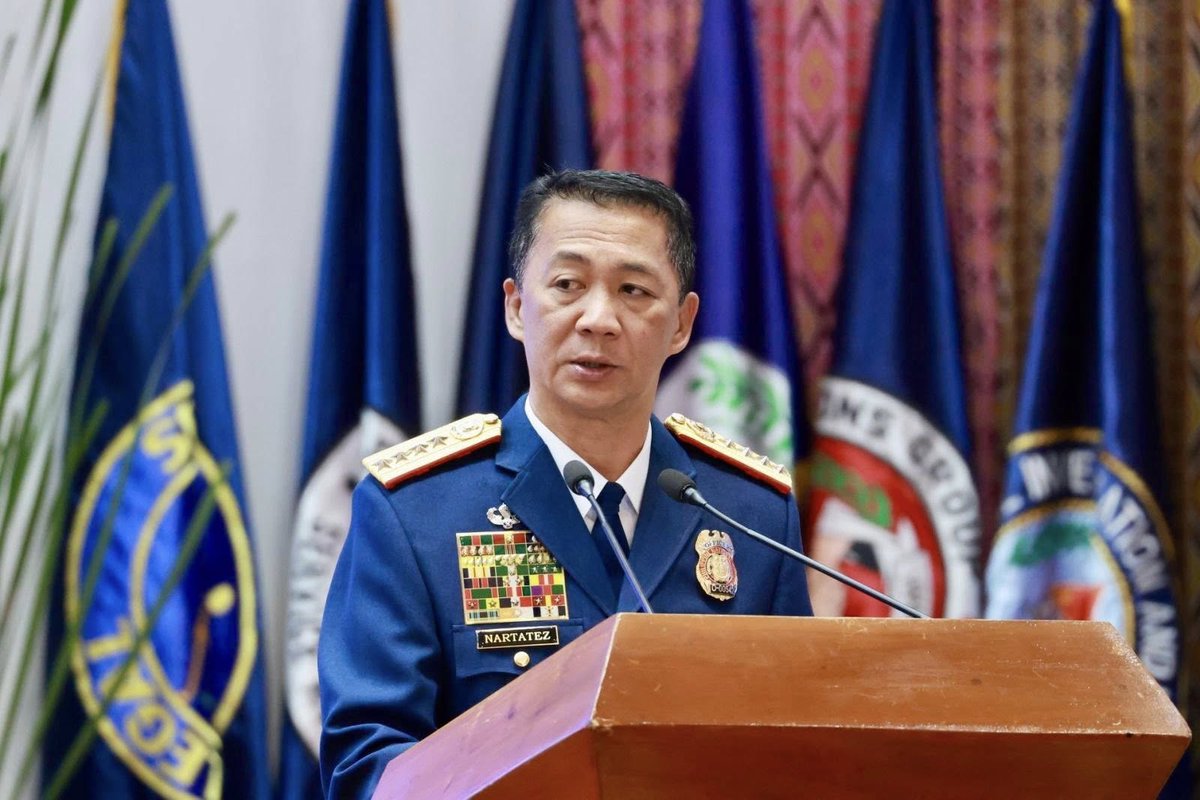 PTVph's tweet photo. “Peace and order is no longer defined only by the absence of crime. Rather, it is measured by response efficiency, public confidence, and the sense of safety that the citizens can feel,” ani Recto. (📷: PCO, PNP)
#PNPDay #IntegratedStateMedia #ISM
(3/3) https://t.co/SpCAFRKm20