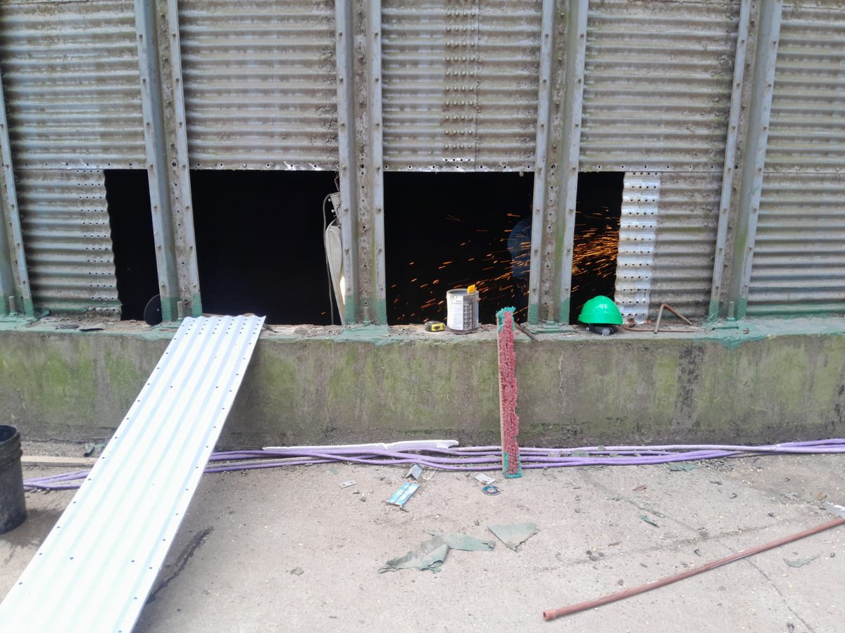 AgDtucuman's tweet image. Mantenimiento de Planta 🏭🇦🇷2026: 
1️⃣6️⃣ Reparacion y recambios de Chapas en el Silo de 10.000 tn - Silo N°3. @AGDagro
#Silos #Acopio