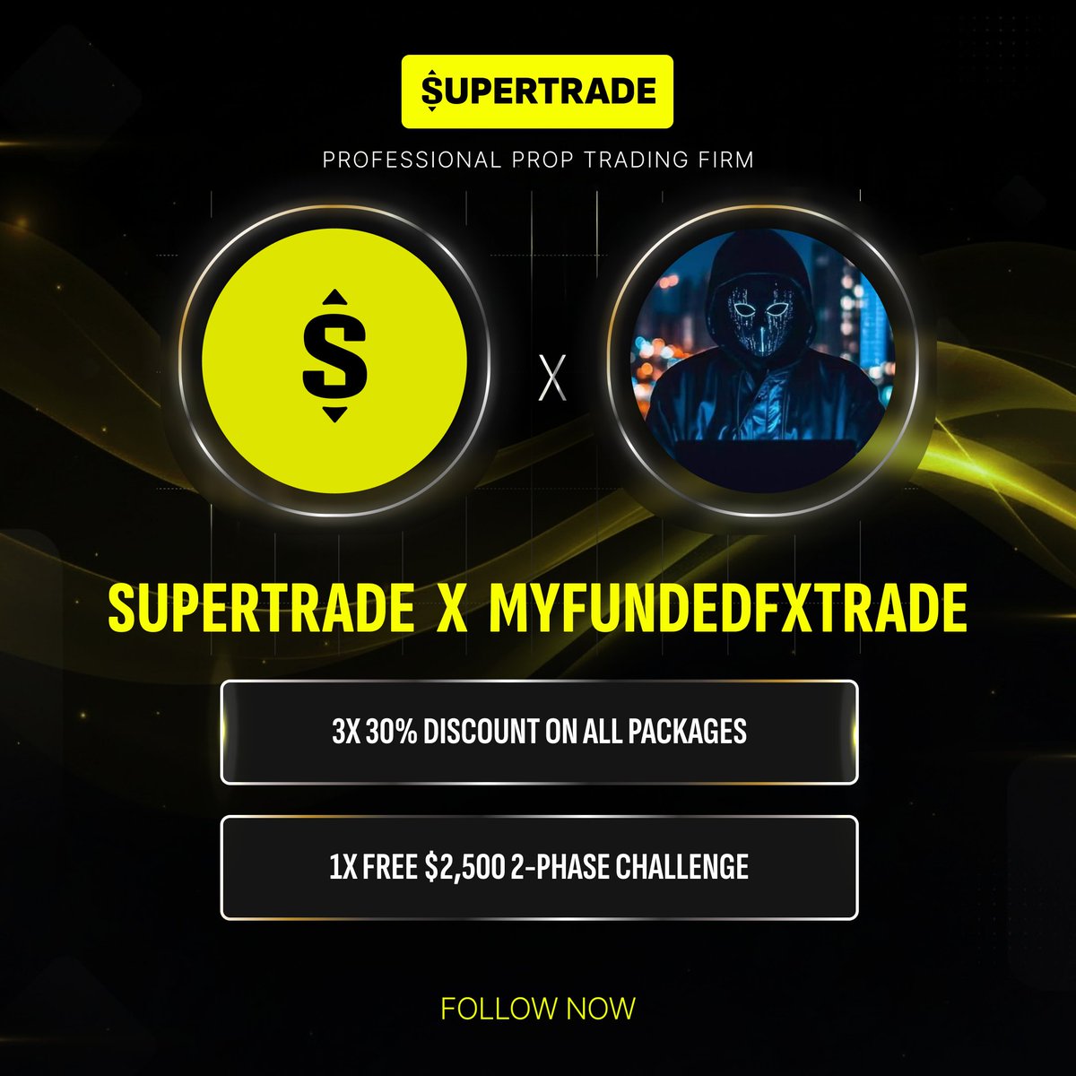 🎁GIVEAWAY NOTIFICATION🎁

1 x 2.5k <a href="/Supertrade_com/">Supertrade</a> 
3 x 30% Discount Code From <a href="/Supertrade_com/">Supertrade</a> 

To Enter:
🟨Follow <a href="/Supertrade_com/">Supertrade</a> &amp; <a href="/MyFundedFxTrade/">The Trusted and Tested</a>
🟨Register on: supertrade.com
🟨Like + Repost
🟨Tag 3 traders

Drop a screenshot proof of your registration in the