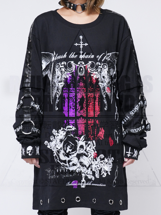 sexpot_web's tweet photo. ☃️2025 AUTUMN & WINTER COLLECTION☃️
BLOODY GATE STUDS & BELT DESIGN PUNKISH カットソー
https://t.co/j07wGsbIBb
#セクポ #秋冬新作 #awcollection https://t.co/DGI9P23oNZ