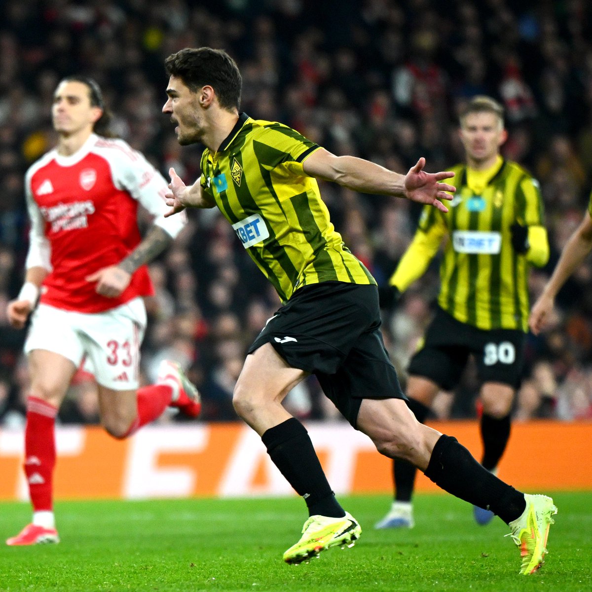 Kairat goalscorer Jorginho on playing at Emirates Stadium:

"We need to be proud of everyone, of the club and the country. It’s a dream come true for many of us. 🇰🇿

"Maybe it will be the first and the last time, so just enjoy it. Be happy and proud."