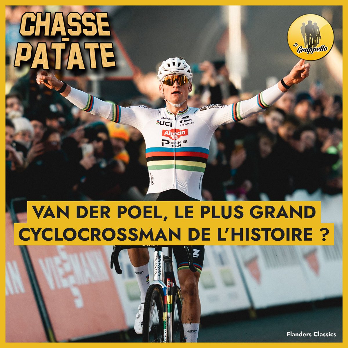 🎙️ Chasse-Patate #2

Le nouvel épisode de notre podcast vient de sortir, pour faire le bilan de la saison de cyclo-cross avant les Mondiaux !

🏅 Encore des records pour Van der Poel
🇫🇷 Le bel hiver de Fouquenet
💡 Les pronos pour les Mondiaux #Hulst2026