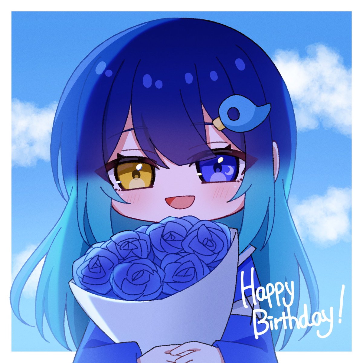 ハッピーバースデー！
今日で17になりました！
これからもっと活動頑張ってくので
良ければ応援よろしくお願いします！
イラストは<a href="/Rumina__00/">るみな</a>様に描いていただきました！かわいいまじで
ありがとうございます！
#歌い手さんMIX師さん絵師さん動画師さんとPさん繋がりたい