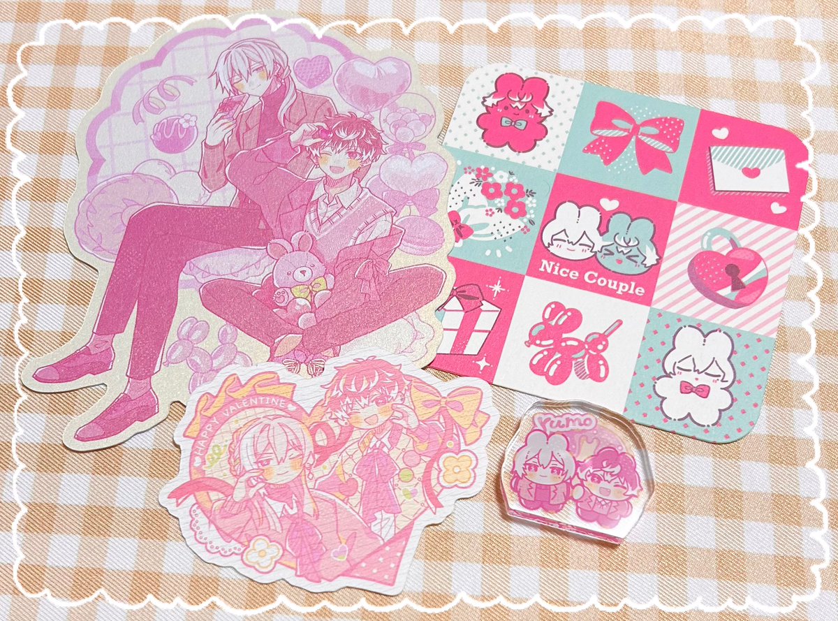 szr_pi's tweet photo. イケハニ頒布予定のグッズ届いた〜！！
めちゃくちゃ綺麗に仕上がってて嬉しい☺️💞 https://t.co/uY9h53yC4x
