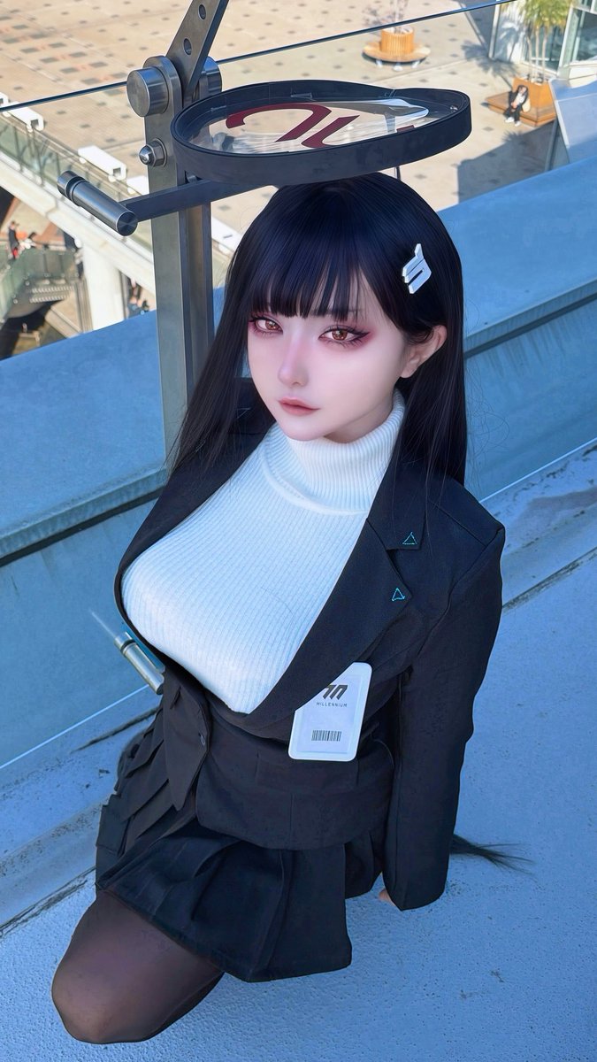 リオ会長のコスプレしました！ ブルアカは好きな生徒が多くなって