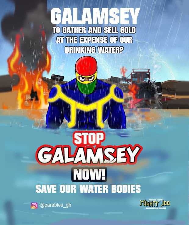 We go again today 
#StopGalamseyNow