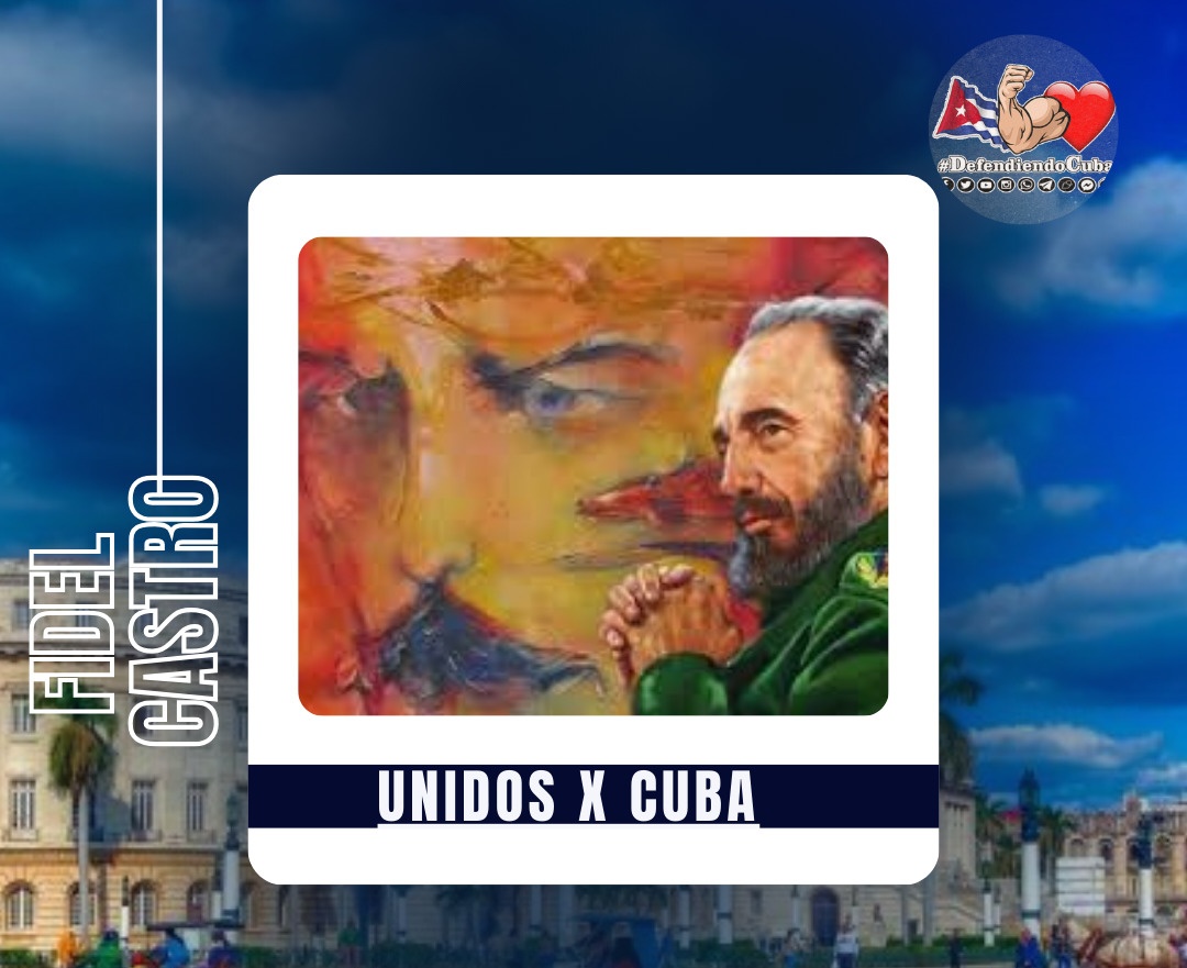 Todos los pasos de nuestro Comandante en Jefe, están presididos por la irrevocable decisión martiana de pelear hasta la conquista de la libertad o entregar la vida en el combate.👇

‼️#CubaEstáFirme y aquí estamos en los #100AñosConFidel #DefendiendoCuba🇨🇺💪❤️‼️