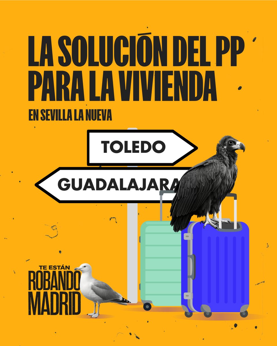 Llevamos años escuchando al alcalde decir que “la vivienda es el problema más importante”. Los hechos: tres legislaturas gobernando, cero viviendas construidas.

Ahora anuncia 10 viviendas. Para un pueblo de diez mil personas.

Te están robando tu futuro. Te están robando Madrid.