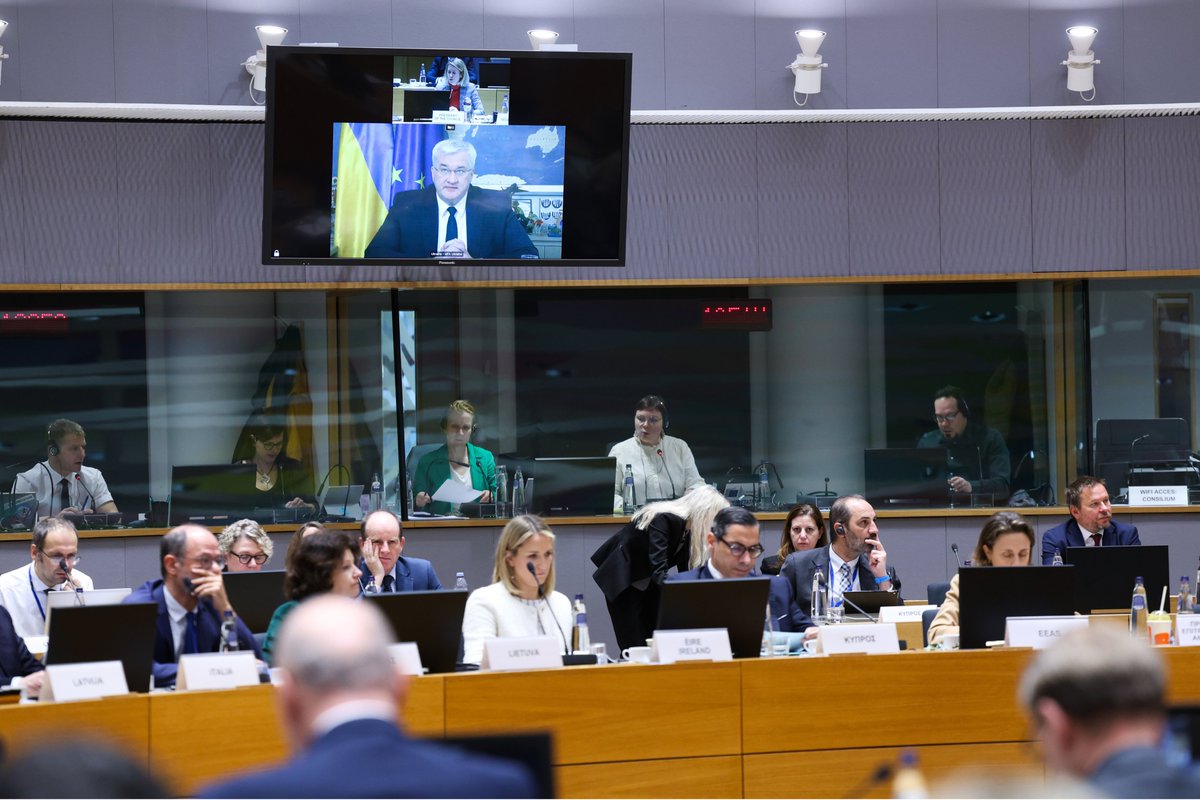 📍 Foreign Affairs Council

Minister of Foreign Affairs <a href="/ckombos/">Constantinos Kombos</a> participates in today's discussions on:
🔸 Russia’s war of aggression against Ukraine
🔸 Situation in the Middle East
🔸 Situation in the Great Lakes Region

#FAC