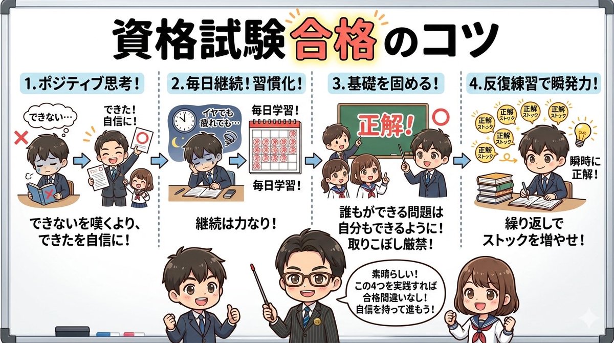 #資格試験　#勉強法　#勉強垢