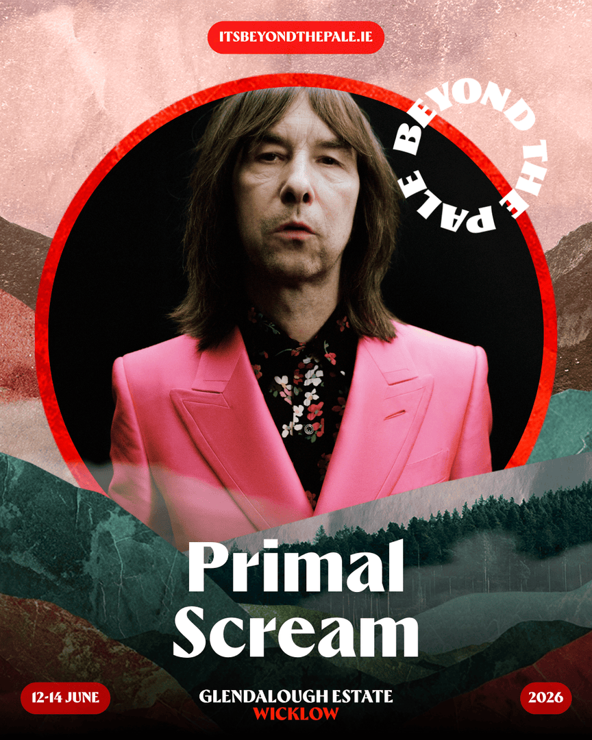 ScreamOfficial's tweet image. Howya Ireland 🇮🇪 We’re pleased to confirm we’ll be performing at @BeyondThePaleIE  Festival 12–14 June 2026. See ye soon!

🎟️ Tickets on sale now: itsbeyondthepale.ie/tickets 

#PrimalScream #OnTour #RockNRoll #BTP2026