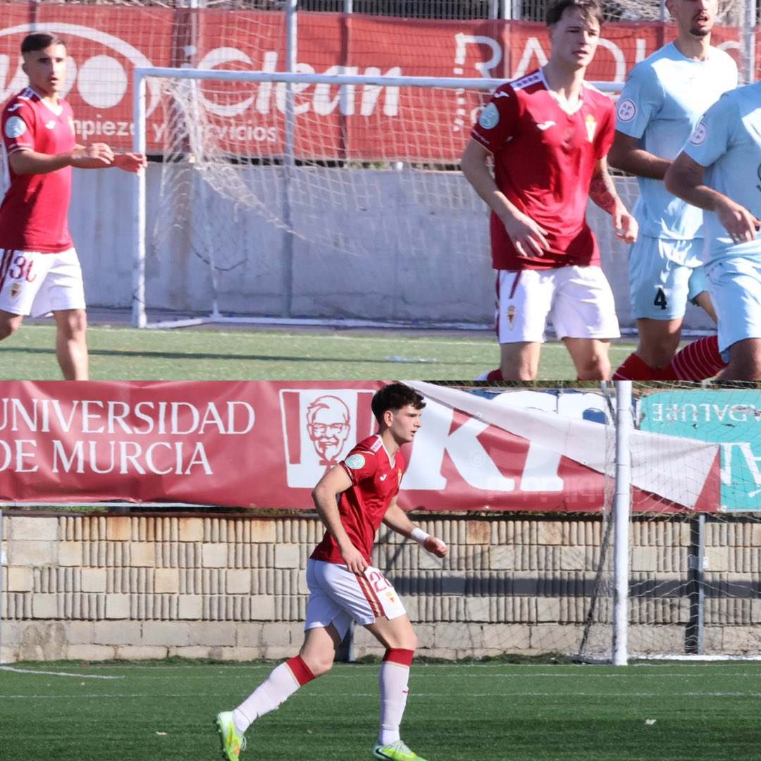 🎖️ 𝗔𝗱𝗿𝗶𝗮𝗻𝗼 𝗖𝗲𝗮𝗽𝗮𝗹𝗶𝗴𝗮 e 𝗜𝘀𝗺𝗮𝗲𝗹 𝗦𝗲𝗴𝘂𝗿𝗮, los 2 últimos juveniles en debutar con el 𝗜𝗺𝗽𝗲𝗿𝗶𝗮𝗹

🎱 Ya son 8 los juveniles que han jugado al menos un partido con el filial esta temporada 25/26

ℹ️realmurcia.es/adriano-ceapal…

🙌 ¡Enhorabuena!
#CanteraGrana