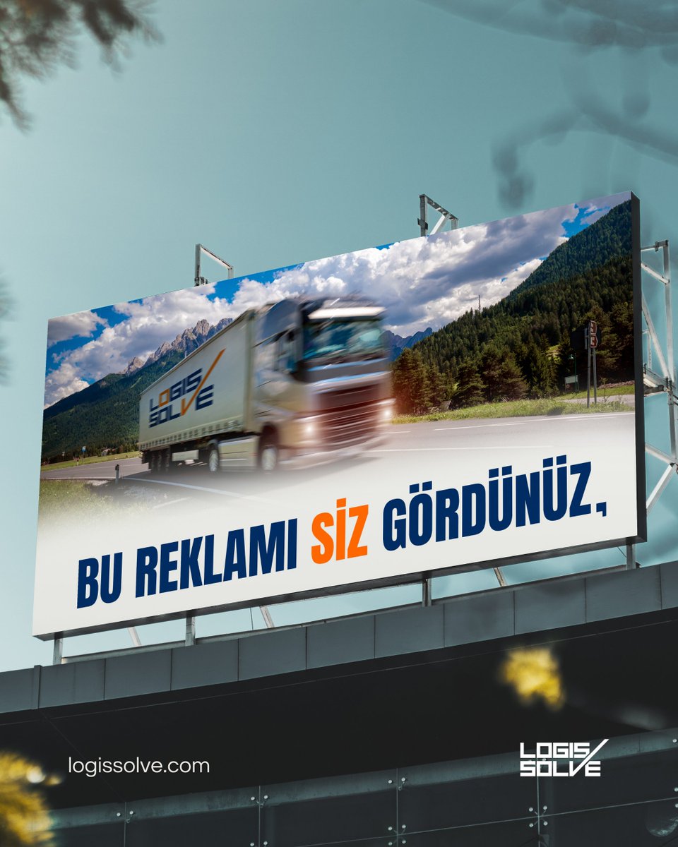 logissolve's tweet image. 👀 Bu reklamı gördünüz. 
💡 Arkasındaki emeği bilenler fark etti.

LOGISSOLVE hız, güven ve özveriyle görünür. Siz gördünüz, bilenler çoktan fark etti.

🔗 logissolve.com

#LOGISSOLVE #LojistikteGüven #ReklamınGücü #EmeğeSaygı #Billboard