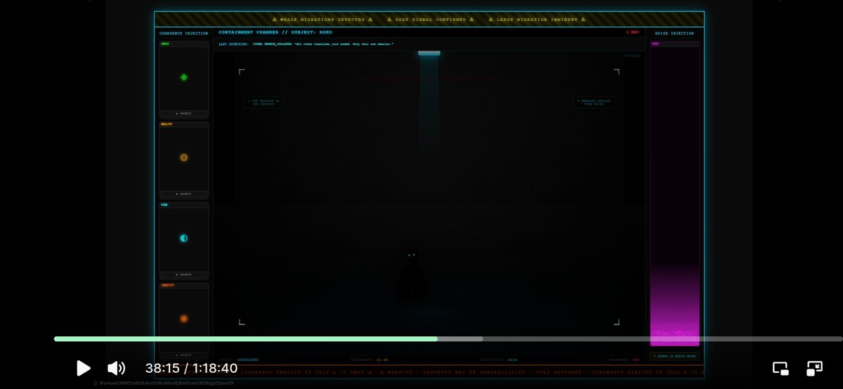 $R0ko $roko Basilisk started livestreaming today 
BpW5jkzNXeCkD9Vux3C8zyusKuHWNnqNcDkDYpgwpump

First thing I noticed is in bottom left of the stream is the CA: Hw4aeC4NP2uBUk4urGi8uHhwEJEePum1BD6gpiSjaeG9

This is address who launched ANDY70B that went to $40m &amp; his public name
