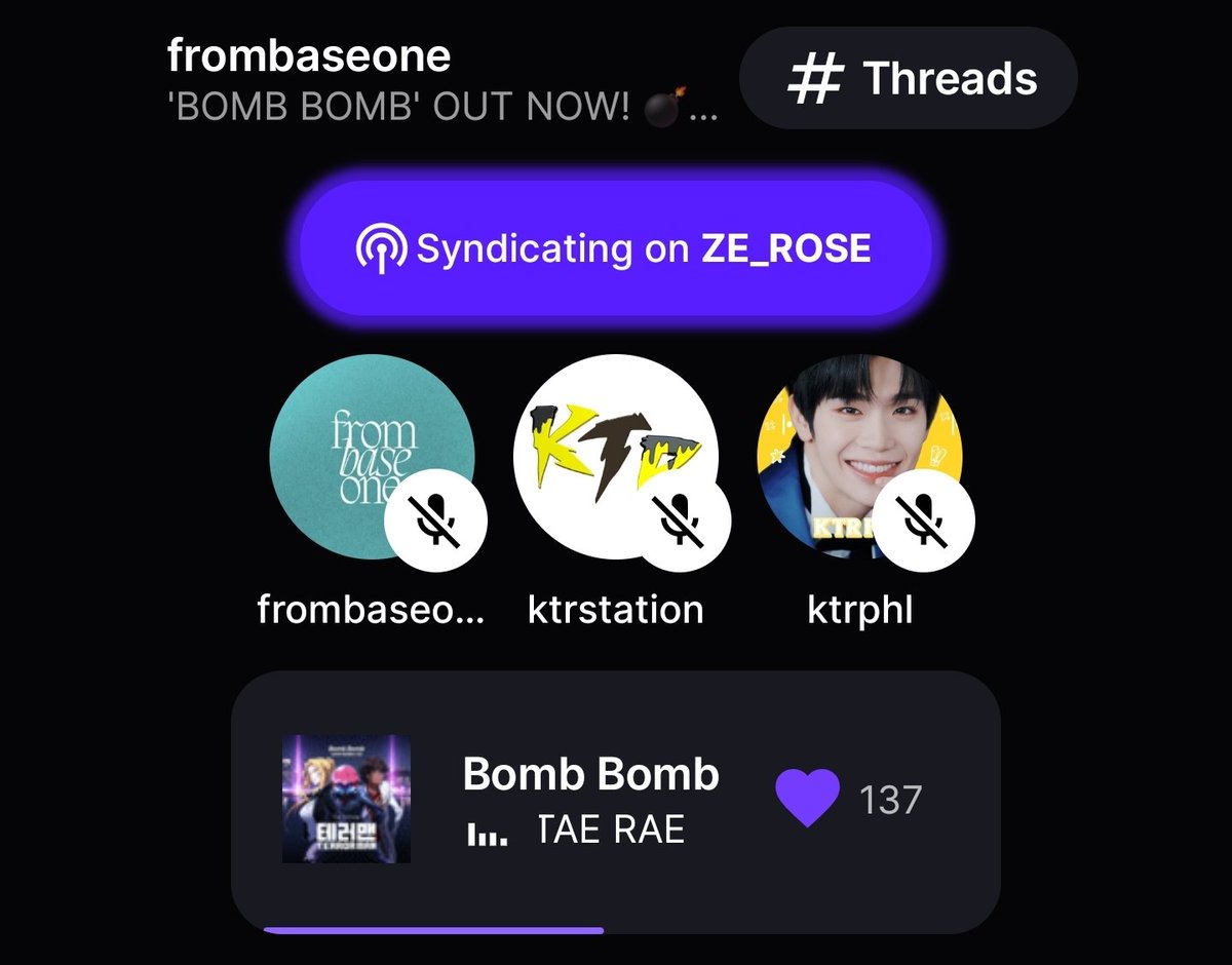 ktrstation's tweet photo. [📢] STATIONHEAD STREAMING PARTY

KKULTARAES and ZEROSES! 

We are still on-air with @frombaseone. Park your devices and let us stream for you 💛

🔗https://t.co/JAd7vnqA5d

TAERROR MAN DROPS BOMB BOMB
#Taerae_BombBombOST
#김태래_음색장인
#KIMTAERAE https://t.co/rc3T3KC8u0