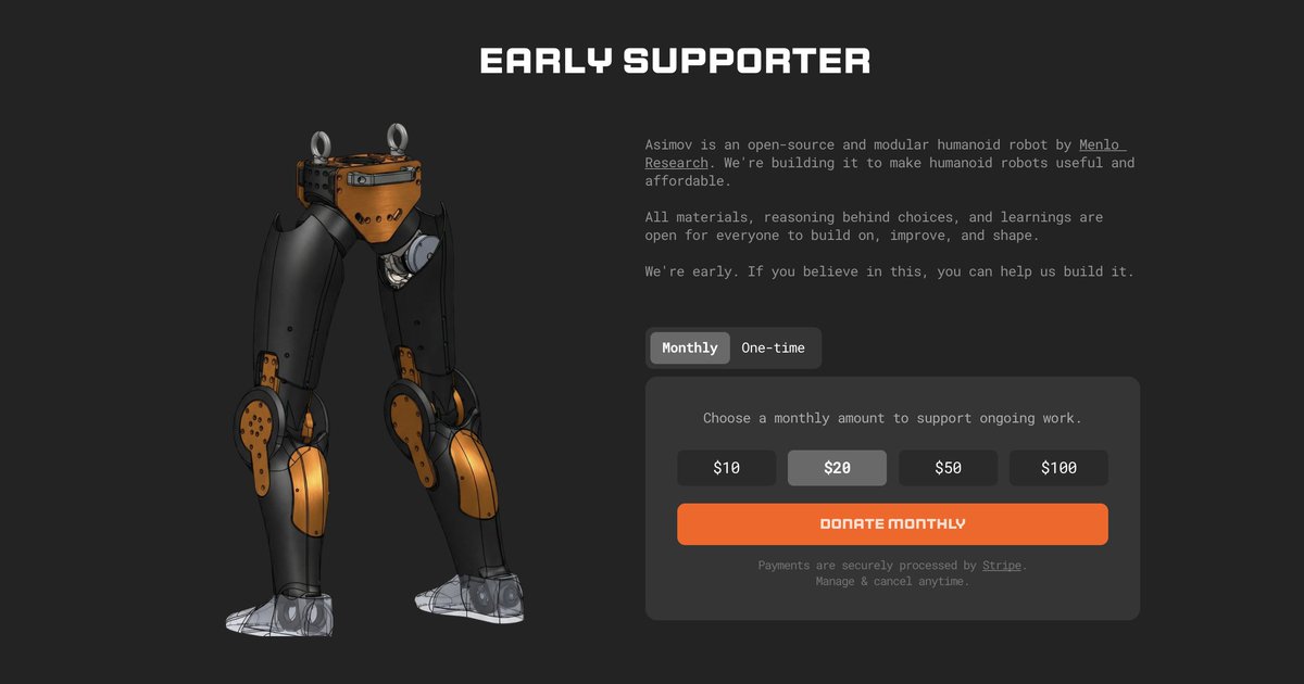 You can now become an Early Supporter of Asimov asimov.inc/early