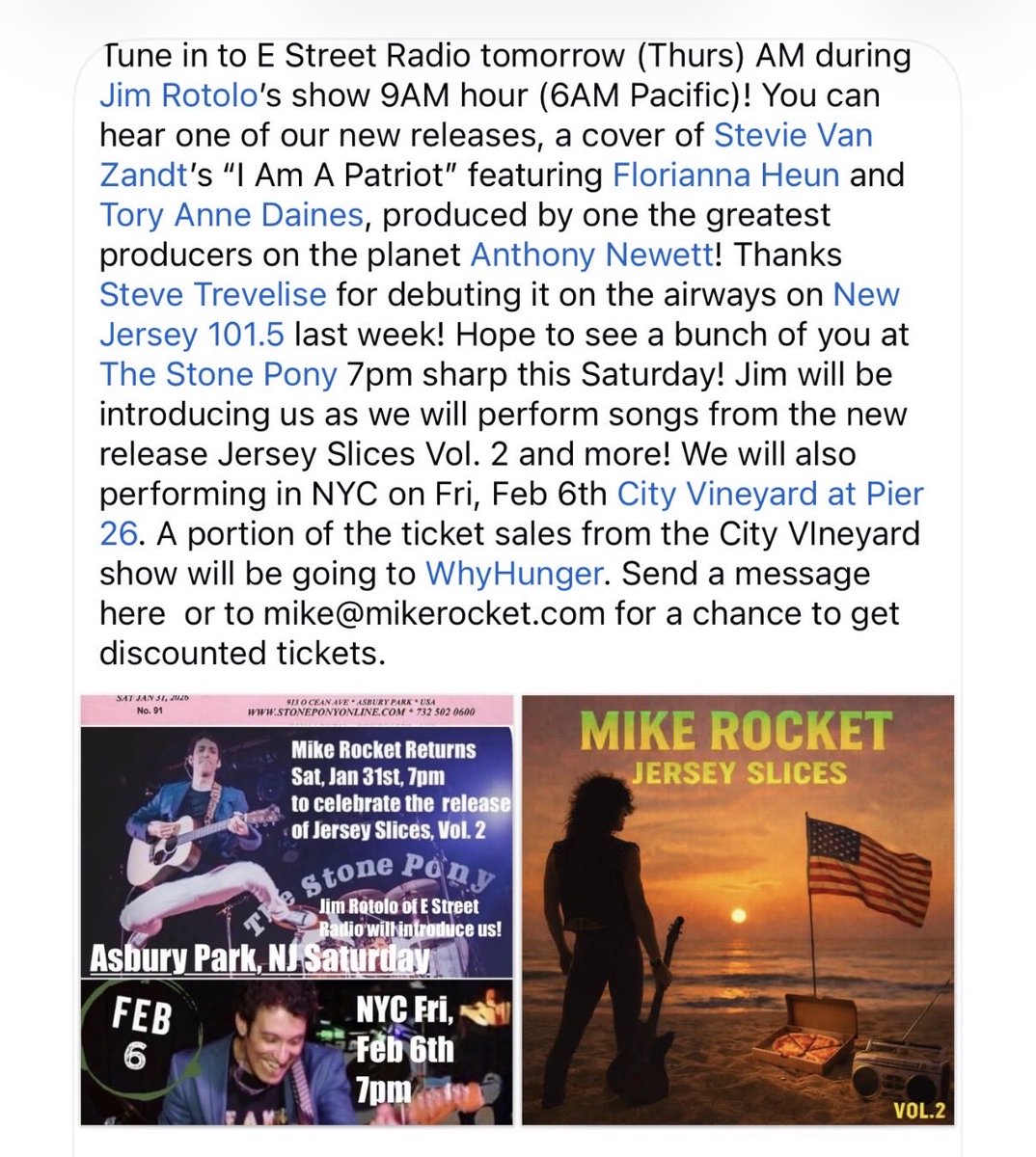 MIKE ROCKET tweet media