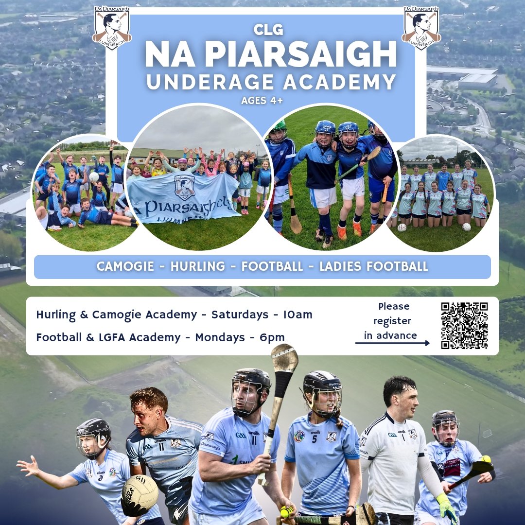 NapGAA's tweet photo. Our hurling and football academies are returning in February with Monday Night Football kicking off on the 9th from 6-7pm and our Saturday morning hurling academy on the 14th of from 10-11am.

Parents can register in advance using the following link: https://t.co/dPpFxGXZLs https://t.co/yHGKExTZ9F