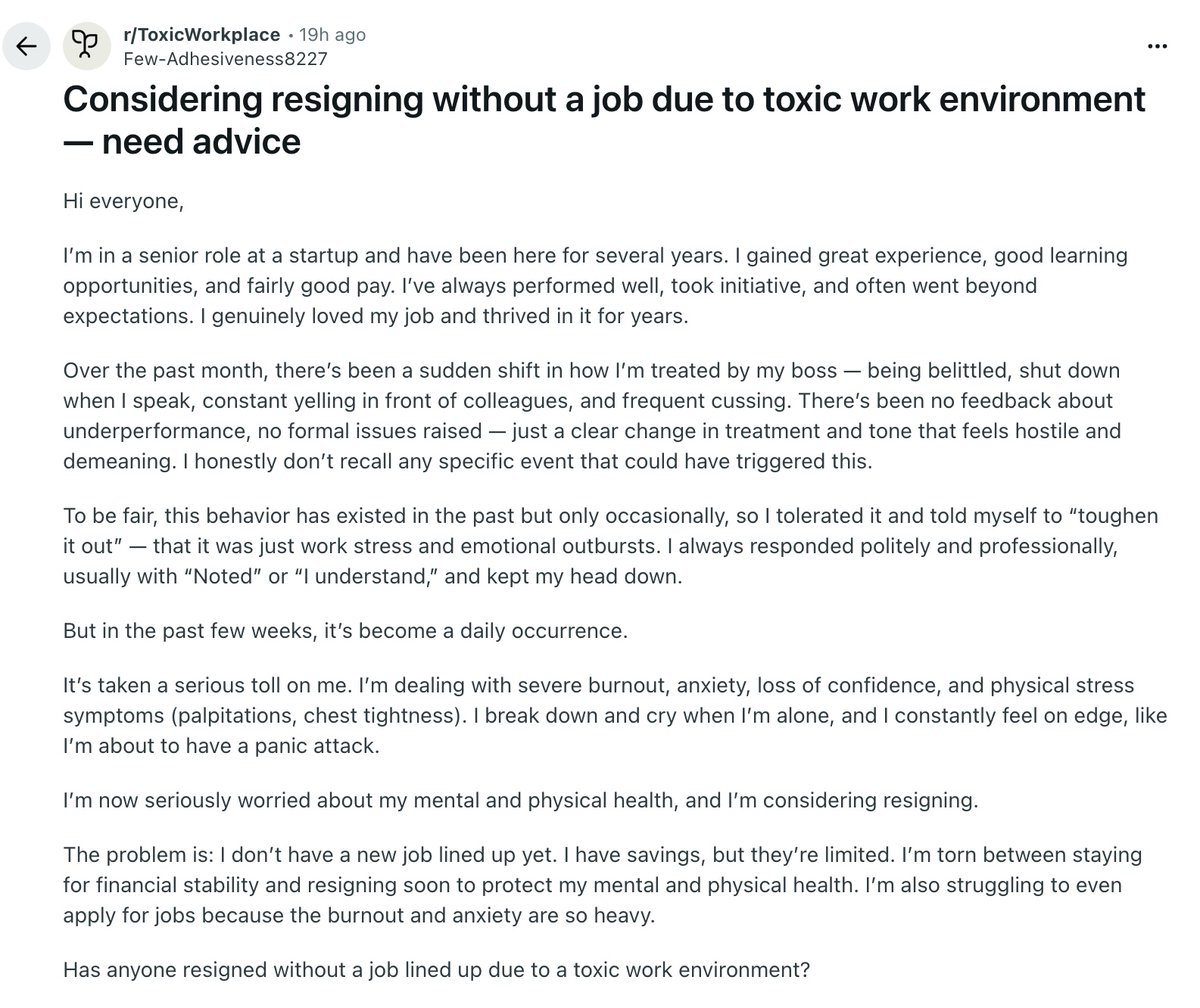 Resigning without something lined up feels liberating until you realize this is the hardest job market most people reading this will ever see.

2025 layoffs reached Great Recession levels, and they're not stopping in 2026.

You're not just competing with all these active job