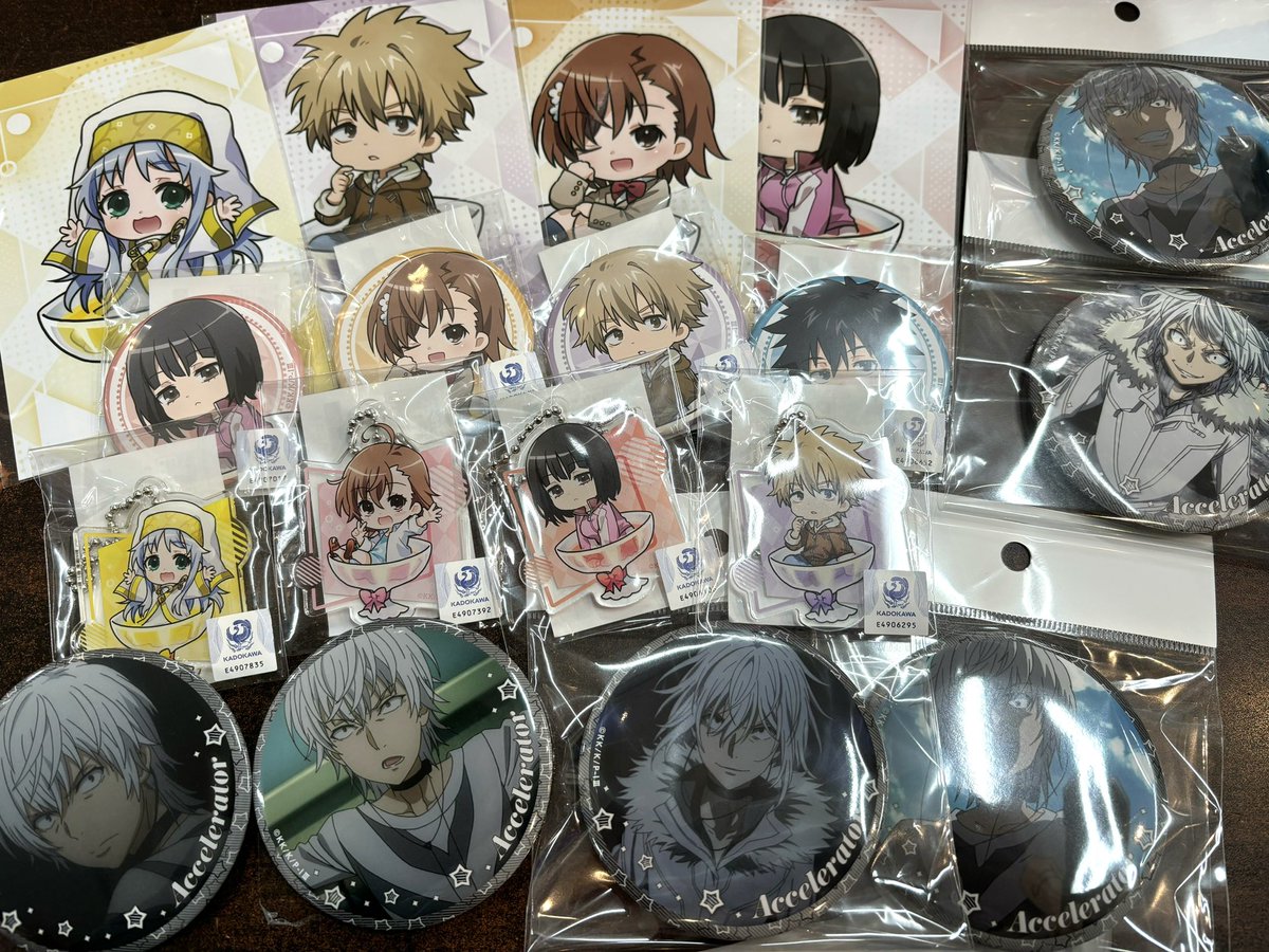 アクセラレータいっぱい缶バッジ 全種 とある魔術の禁書目録 くじコレ アクセラレータいっぱい缶バッジ 入荷