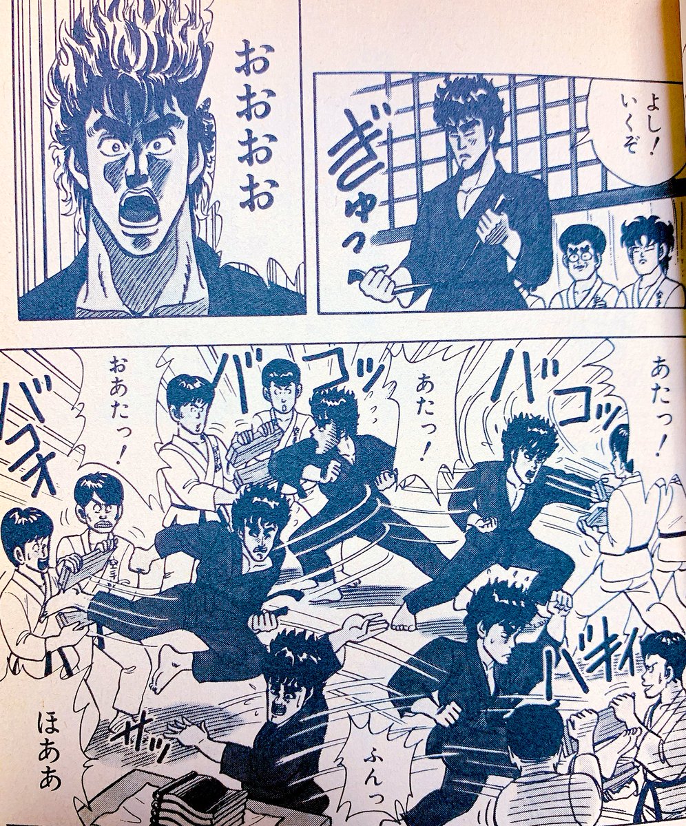 @supervoltekka That's right. In fact, in the original manga, there's also a character who looks just like Kenshiro and serves as the captain of the karate club