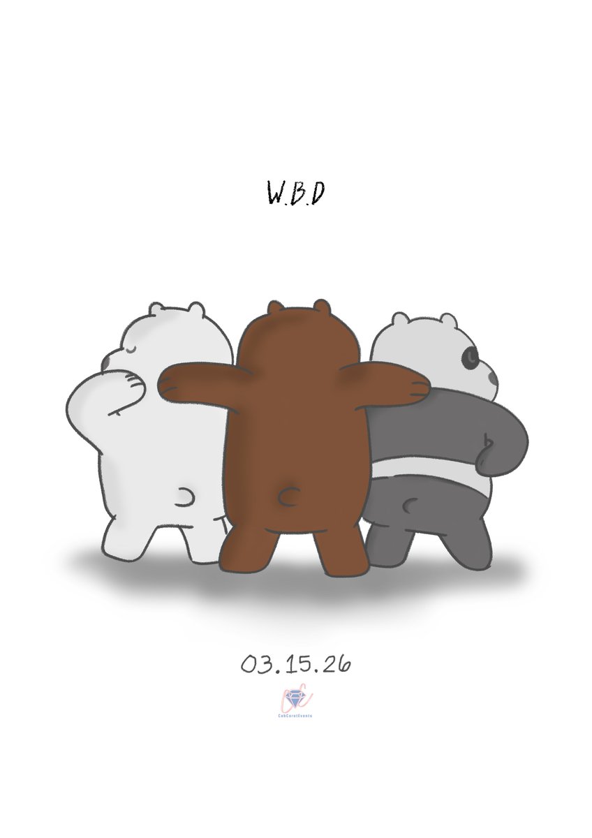 we'll be there. 🐻‍❄️🐻🐼