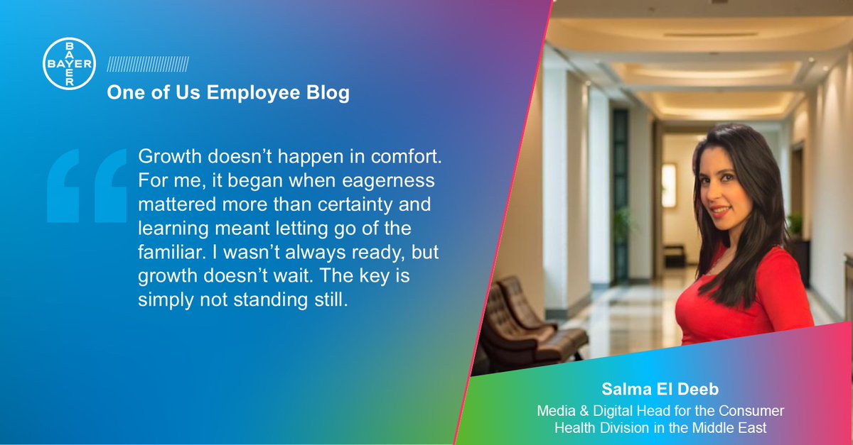 Say “yes” before you feel ready — that’s how Salma El Deeb turned curiosity into leadership, moving from agency research to Media Director and now Media &amp; Digital Head at Bayer ME. Read her story here: linkedin.com/feed/update/ur…
