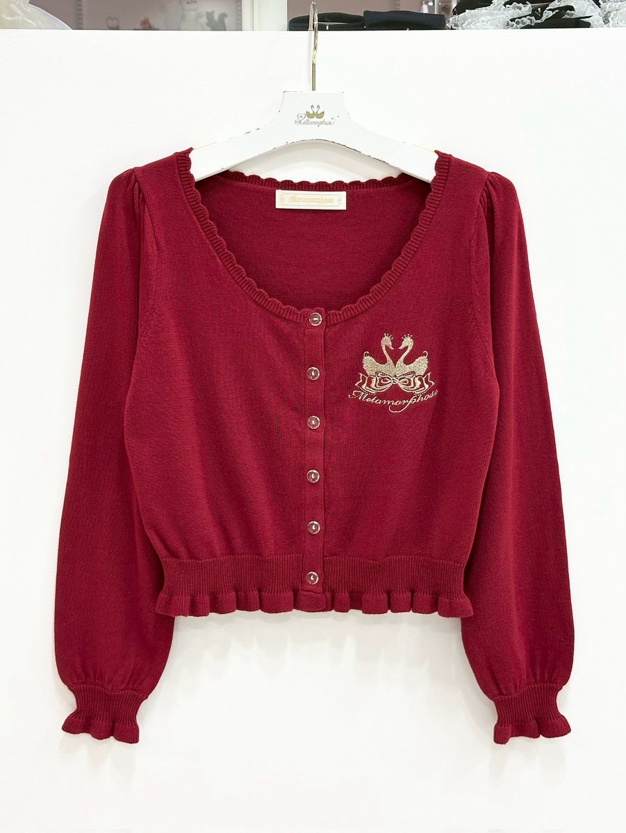 MetamorphoseEng's tweet image. 💗🦢Now Available🦢💗
Swan Embroidered Frill Cardigan
Regular Size metamorphose.gr.jp/en/product/8451
Plus Size metamorphose.gr.jp/en/product/8450

colors: Pink, Wine Red, Ivory, Black

#cardigan #swan #embroidered
#metamorphose #mtdf #Lolitafashion
