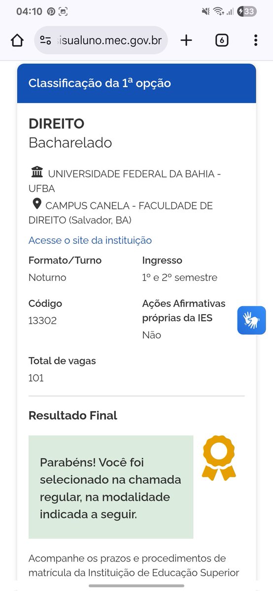 lavsstudy's tweet photo. GENTE EU PASSEI EM DIREITO NA UFBAAAA https://t.co/LQqx09ywYW