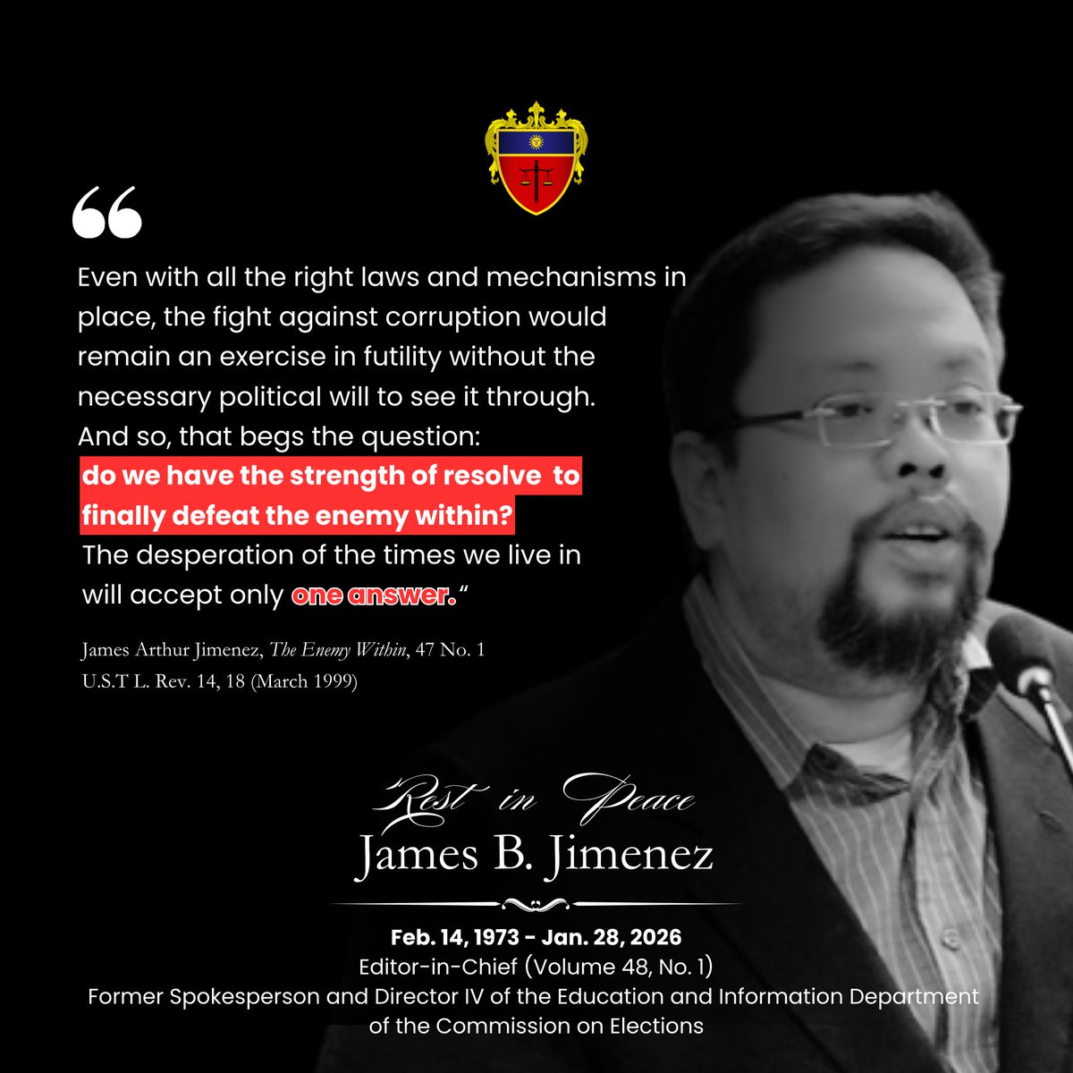 UST Law Review tweet media