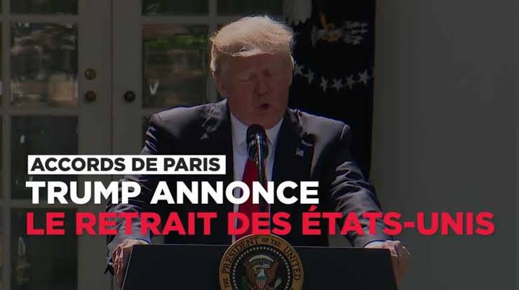 🔴 Donald Trump a officiellement retiré les États-Unis de l’Accord de Paris sur le climat. 

Cette décision, initiée par Donald Trump il y a exactement un an, est entrée en vigueur mardi. 

« Grâce au président Trump, les États-Unis se sont officiellement libérés de l’Accord de