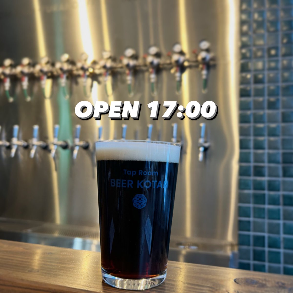 本日17時オープン‼️

アルバイトスタッフが早くも1人卒業です...😭
ラストデー是非乾杯しにきてください🍺🍺

German Style Pilsner、Light  Dunkel、Fruits Sour Ale、Dry Lagerなどなど本日も12種類ビールご用意してお待ちしてます〜！！