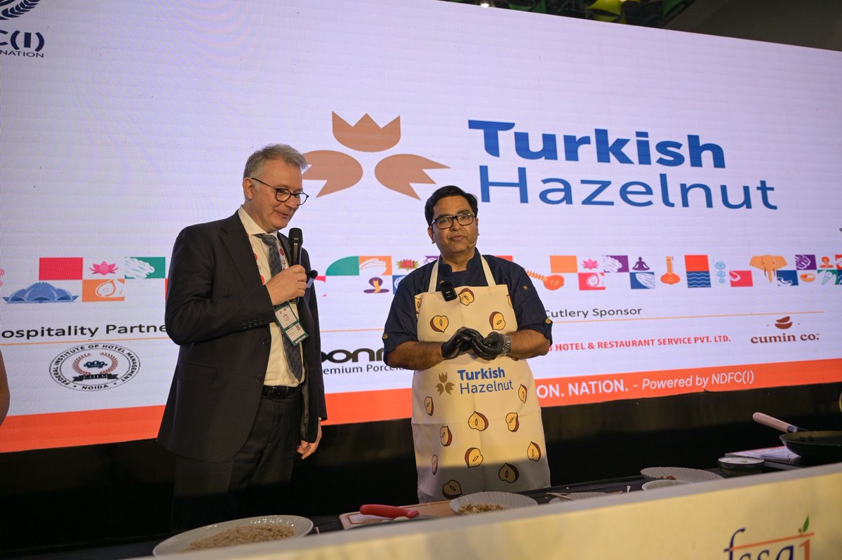 kibtr's tweet photo. Türk Fındığı Hindistan'da Hızla Yükselirken Tanıtım Faaliyetlerinde de Mola Yok!
23-25.01.2026 tarihlerinde düzenlenen ve Hindistan'ın kuruyemiş sektörü açısından en büyük etkinliği olan MEWA'da tanıtım faaliyetlerinin son halkasını hayata geçirdi. Detay: https://t.co/jNisHLRpyp https://t.co/dGyEKe9Izv