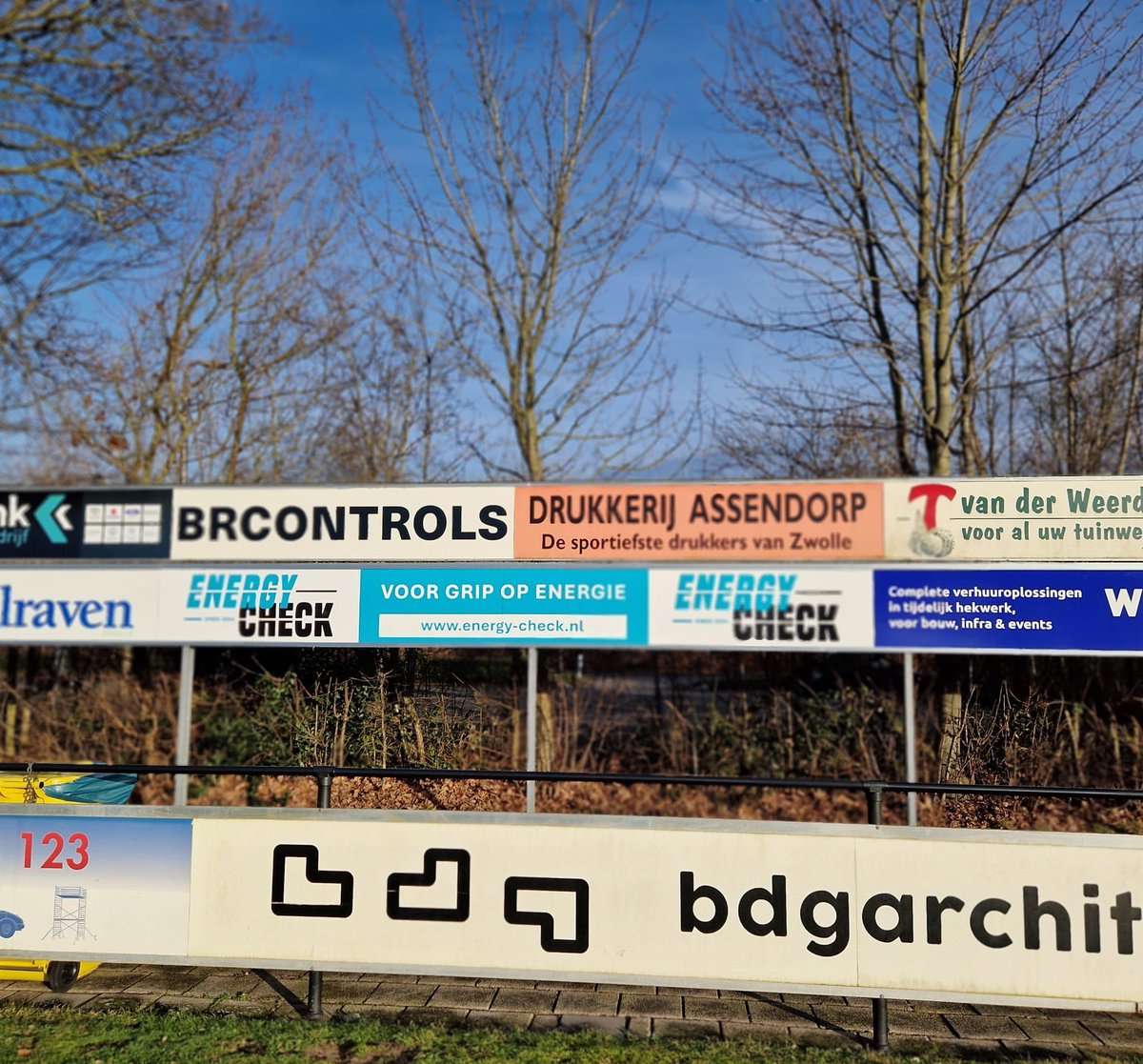 Bij <a href="/vvwvf/">WVF</a> in Zwolle hebben we weer een fraai #reclamebord geleverd. Sponsor: <a href="/EnergyCheck/">EnergyCheck</a> met meerdere borden waaronder deze 6 meter op de tweede ring #boarding