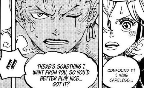 So, this is Zoro from the latest chapter…😅

Now, if this was ANY other character, chances are I’d absolutely be interested. 😃

Unfortunately, this isn’t any other character. 🥲

It’s Zoro 🥀

The last time Zoro acted all serious lead to…absolutely NOWHERE 😭

I GOT NO HOPE 😫