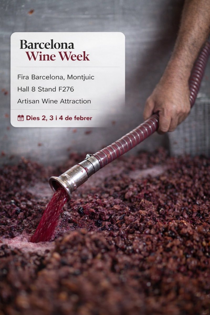 Preparam les maletes per assistir a la  fira professional <a href="/bcnwineweek/">Barcelona Wine Week</a> . Ganes, il.lusió i contents per donar a conèixer el nostre projecte. Vos hi esperam 🍷
2,3 i 4 Febrer 
Barcelona Wine Week 
Hall 8 Stand F276
Artisan Wine Atraction <a href="/artisanwineattr/">ArtisanWineAttraction</a> 
<a href="/DOPLAILLEVANT/">DOP Pla i Llevant Mallorca</a> <a href="/APAEMA/">APAEMA</a>